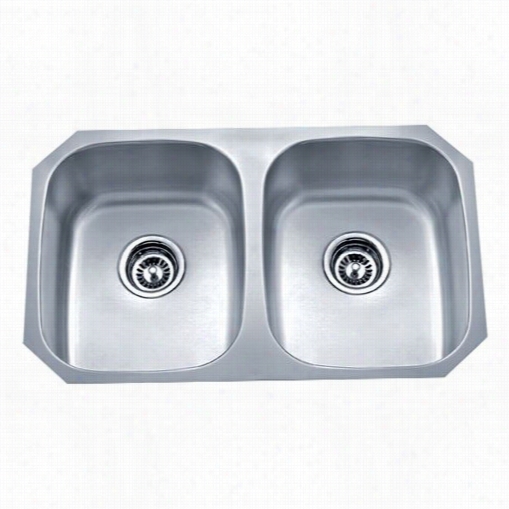 Wells Sinkware Ssu30188-8 Speciality 29-1/8"" X 18-1/8"&suot; X  8"" Double-bowl Topmount Stainless Stee L Sunk