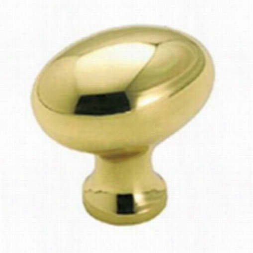 Amerock Bp1443 1.25"&quo; Solid Brass Ovalknob