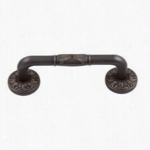 Atlas Homewares 26-vb Hammered &4quot" Pull In Venetian Bronze