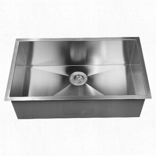 Barclay Ksssb2152-ss Ellison 32"" Singl Ebowl Undermount Kitchen Si Nk