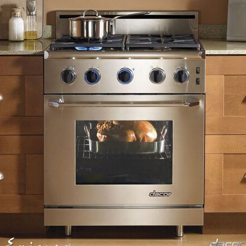 Dacor Er30gisch Epicure 30"" Range In Stainlees Steel