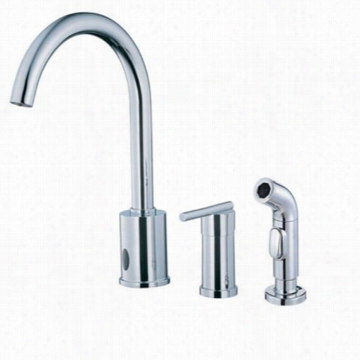 Danze D423058 Parma Singleh Andle ""dual "" Kitchen Faucet With Spray