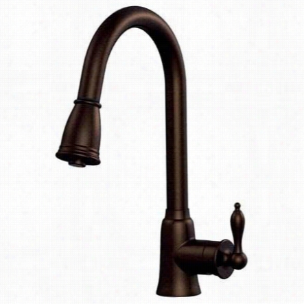 Dajze D454510 Prince Single Handle Pull-out Kitchen Faucet