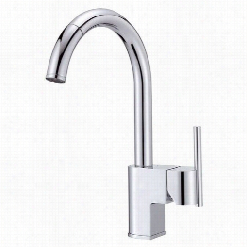 Danze D457144 Como 1 Handle Pulldown Kitdhen Side Faucet