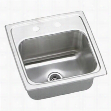 Elkay Blr1560 Lustertone Hospitaliy  Sink (15""  15"")