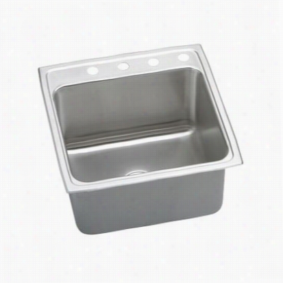 Elkay Dlr202220 Lustertone 19-1/2"" X 22"" Single Basin  Kitchen Sink