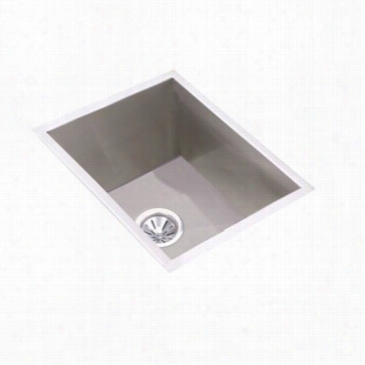 Elkay Efu141810dbg Avado 16-1/2&quo;" Undermount Single Bowl Stainnless Steel Sink Package