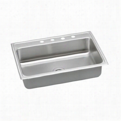 Eklay Psrq25220 Pacemaker 2&5quot;" Top Mount Single Bowl Stainless Steel Sink