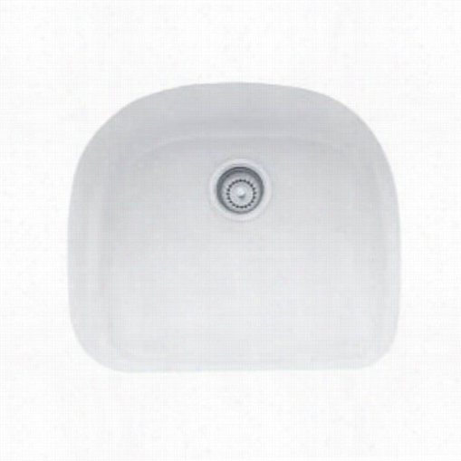 Franke Prk111021mw Prestige Singl Ebowl Undermount Fireclay In Matte White