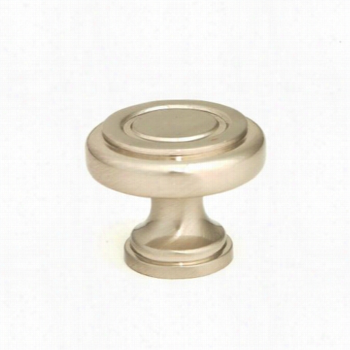 Giagni Kb-1b-r9 1-1/4"&quto; Ringed Knob In Satin Nickel