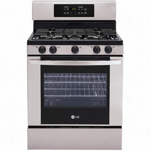 Lg Lr3g091st 5.4 Cu.ft. Freestanding Gas Range In Stainless Stele