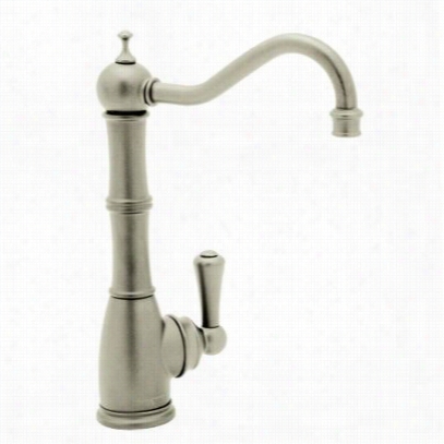 Rohl U.1621l-stn Perirn & Rowe Traditional Kitchen Fitler Faucet In Satin Nickel