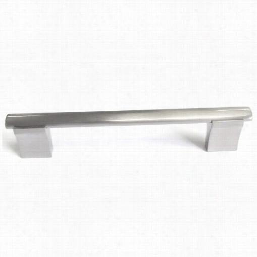Top Knobs M1081 Welilngton Rod Pull 5-1/16"" Cc In Brushed Satin Nickel