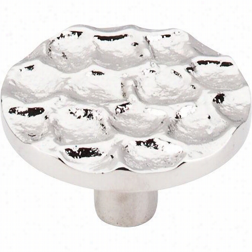 Top Knobs Tk297pn Cobblestoone Large Round Knob In Polished Nickel