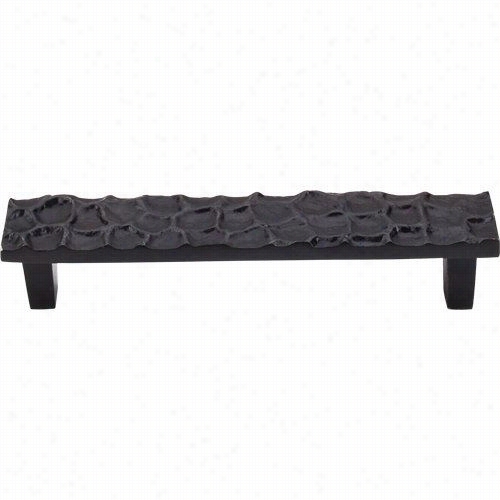 Top Knobs Tk305cb Cobblestone 5-1/16"" Cc Pull In Coal Black