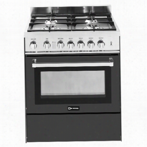 Veorna Vefsgg304ne 30"" Freestaning Gas   Range In Matte Black