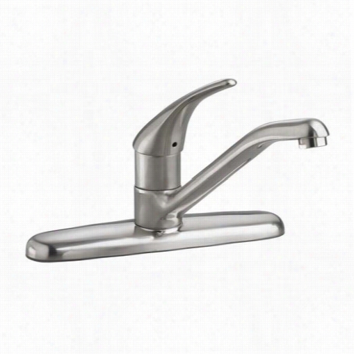 American Standard 4175.500.075  Colony Soft Swivel Spout Kitchen Fauce Tin Stainless Steel Less Side Spray