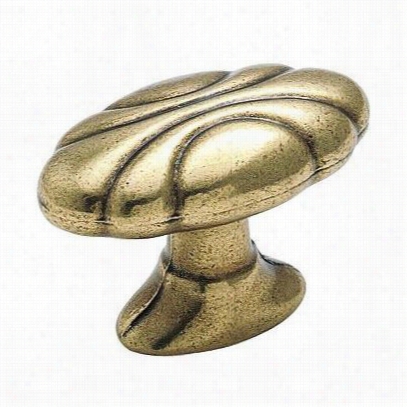 A Merock Bp1396r1 Radiance T-knob In Regency Brass