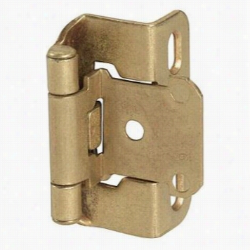 Amerock Cm7550-bb Burnished Barss 1/2"" Overlay Sef Closing Hinge