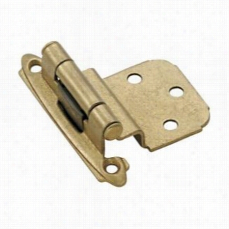 Amerock Cm7628-bb Closing Face M Ount Hinges With Screws In Burnished Bbrass