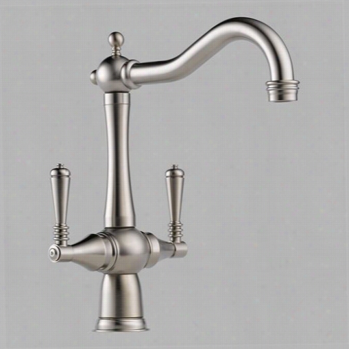 Brizo 6236lf-ss Tresa Two Handle Kitchen Faucet In Stainless