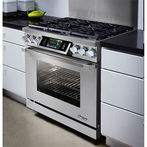 Dacor Dyrp36ds Discovery 36"" Dual Fuel Range In Stainle S S With Professional Denominate