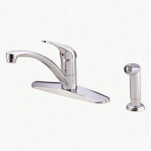 Danez D4071l2 Melrose Particular Handle Kitchen Fauect With  Spray