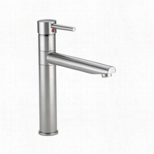 Delta 1159lf-ar Trinsic Sinngle Handle Centerset Kitchen Faucet In Arcttic Stainles5