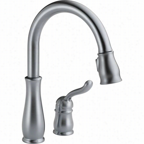 Delta 978-ar-dst Single Handle Pull-down Ki Tchen Faucet In Arctic Stainless