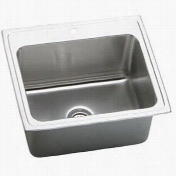 Elkay Mdlr252212 Gourmet 18 Gaug E 25&&qout;" X 22"" X 12-1/8"" Single Bowl Kitchen Sink