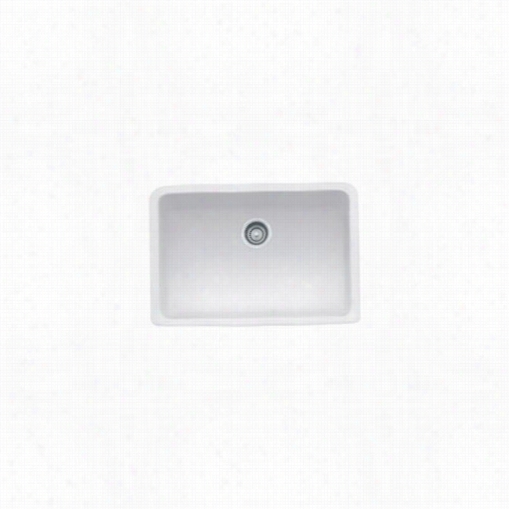 Franke Mh110-28mw Manor House Single Bowl Apfon Front Fireclay Be Depressed In Matte White