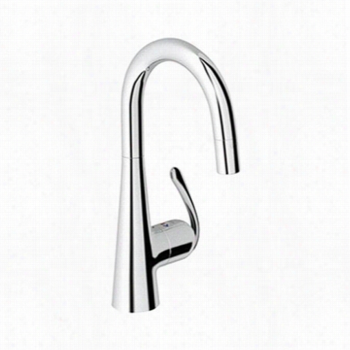 Grohe 32283 Ladylux3 Prep Sink  Dual Spray Pulldown Faucet