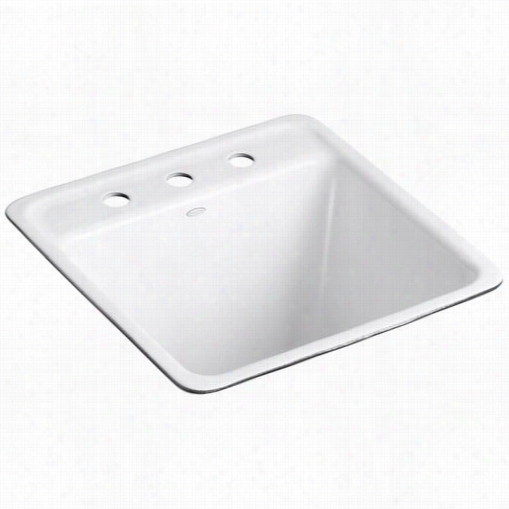 Kohler K-6655-3u Park Falls 3 Hole Undercounter Sink