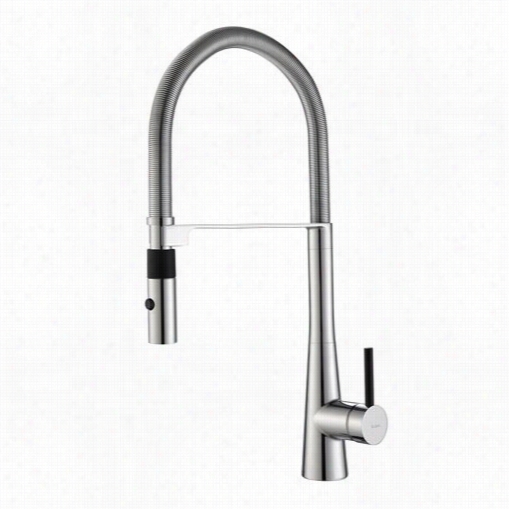 Kraus Kpf-2730ch  Crespo Single Lever Commercial Style Kitchen Faucet With Flex Hose