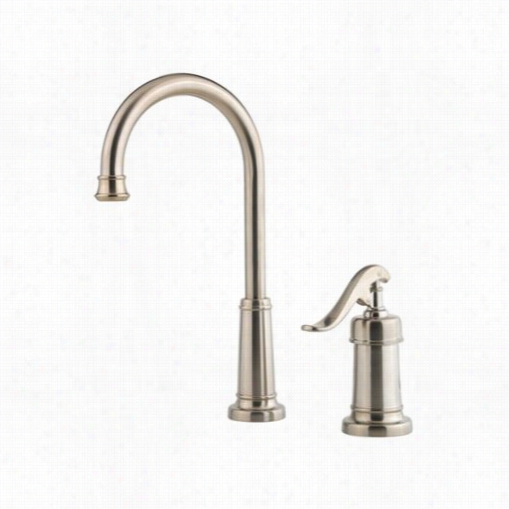 Pfister Gt72-yp2k Ashfiekd 2 Hole Bar Faucet In Brushed Nickel