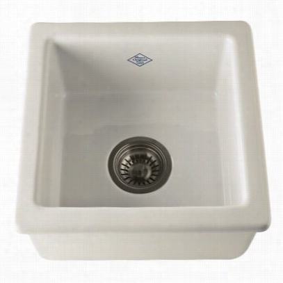 Rohl Rc1515bs Shaws Original Undermount Fiireclay Sin Gle Bowl Sink In Biscuit