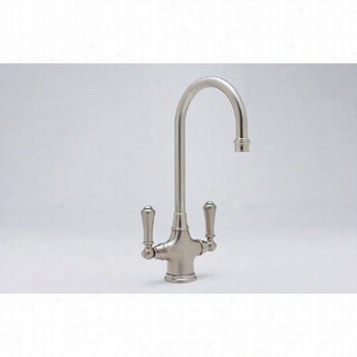 Rohl U.4711-2 Perrin And Rowe Lead Freee Compliant Single Hole Br Faucet