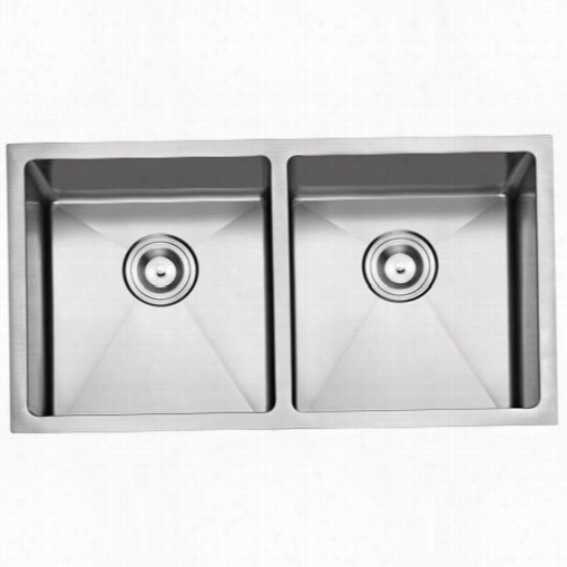 Stufurhome Nw-3320d 33"" X 20"" Undermount Double Bowl Kitchen Sink