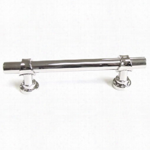 Top Knobs M1289 Pull 3-3/4"" Cc In Polished Nickel