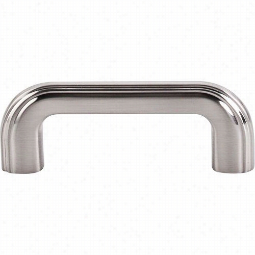 Top Knobs Tk222bsn Victoria Falls 3"" Cc Handle Pull In Brushed Satin Nickel