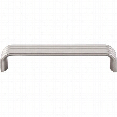 Top Knobs Tk263 Bsn Modern Deco 5"" Cc Pull  In Brushed Sa Tin Nickel