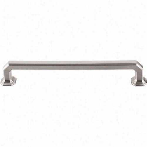 Top Knobs Tk289bsn Chareau 7"" Cc Eme Rald Pull In Brushed Sat In Nickel