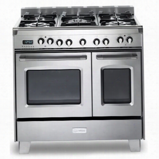 Verona Vclfge365dss 36""  Dual Fuel Double Oven Range