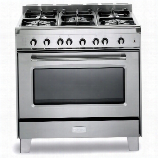 Verona Vclfsgg365ss 36"" Gas Single Oven Range