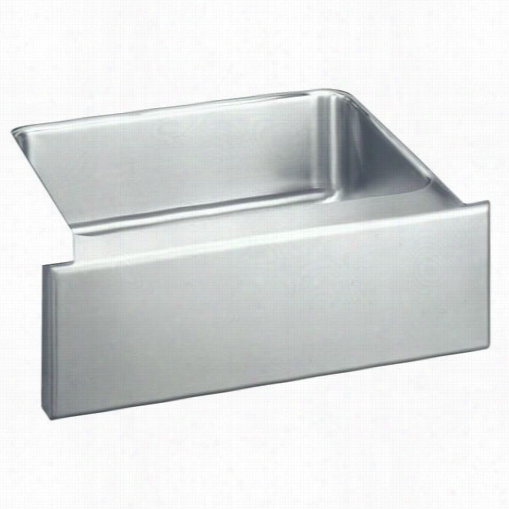 Elkay Eluhf2250 Lustertone Single Bowl Undermount Apron Sink With Reveal