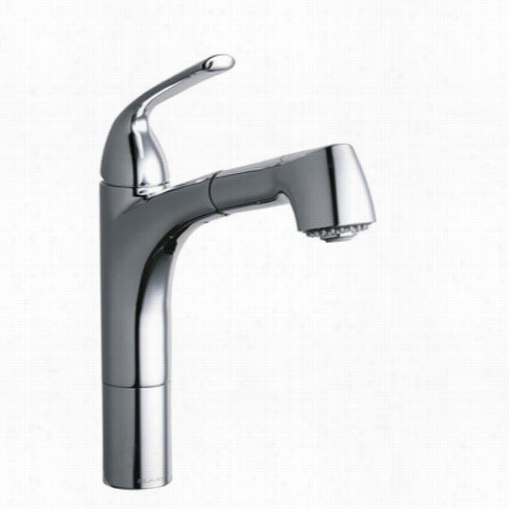 Elkay Lklfgt1041 Goumet Pull Out Kitchen Faucet