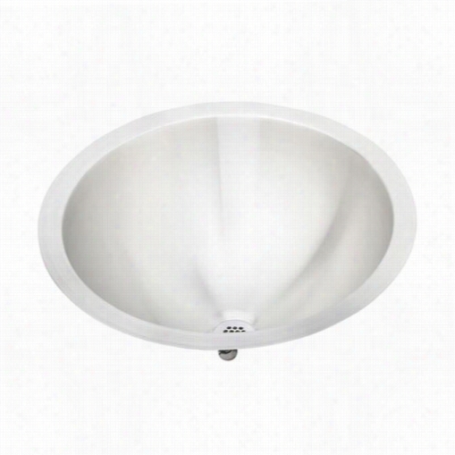 Elkay Rllvr12 Lustertone Round Single Bowl Sink With Ovedflow (12"" Di Ameter - 1.5"" Drian Opening)