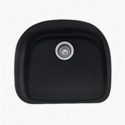 Franke Prk111021mb Prestige Single Bowlundermount Fireclay In Matte Blackk