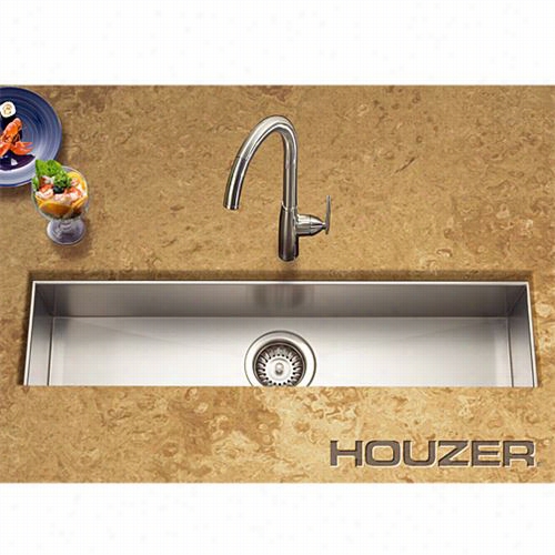 Houze Ctb-3285 Contempo Zero Radius Undermount Trough  Bar Sink