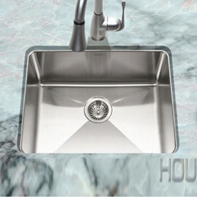 Houzer Nos-4100 Nouvellle 23"" Undermount Single Bowl Sink